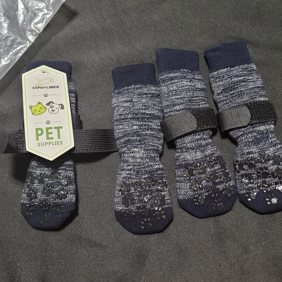 New Expawlorer Double Sided Anti-Slip Dog Socks~Adjustable - Picture 6 of 11